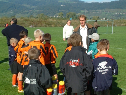 Unser Pate Armand Benneker hat uns in Lustenau besucht.